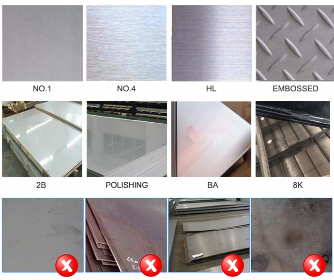 Gli strati cinesi degli ss placcano i tutti dei prezzi 3mm ASTM A240 3mm 3.5mm che 316 430 piatti di riserva di acciaio inossidabile rivestono