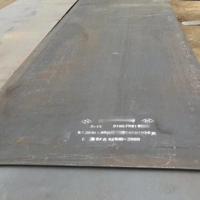 Piastra antiusura in acciaio al manganese Mn13 65HRC spessore 150 mm