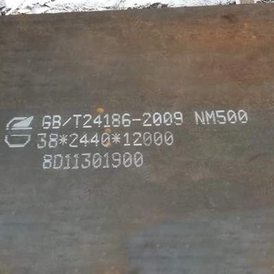 Piastra d'acciaio antiusura personalizzata AR resistente all'abrasione 2000 mm