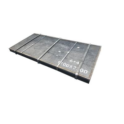 Bin Liner Legato Anti Usura Composito Piatto D'acciaio Carburo Di Cromo Usura Hardfacing